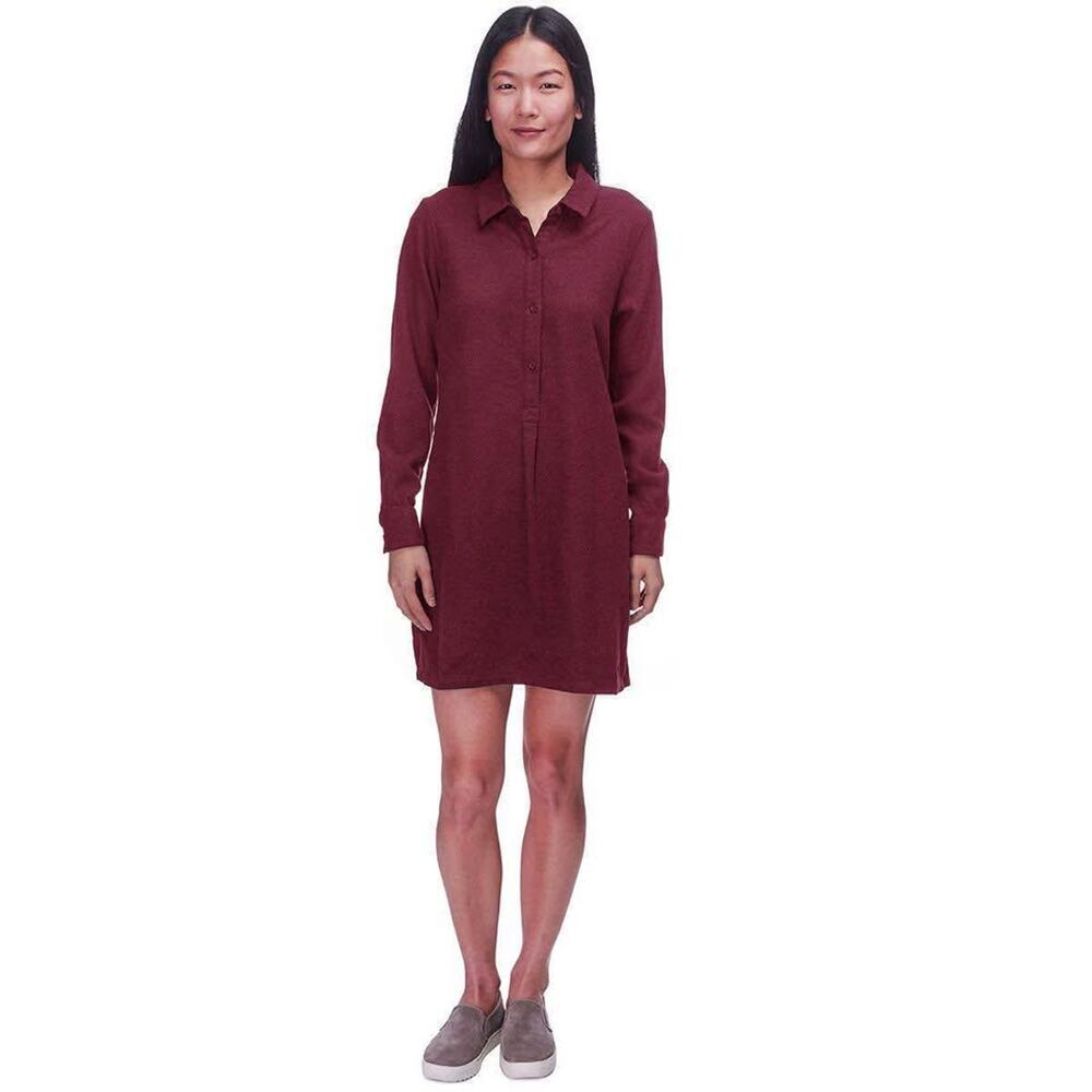 Patagonia Women’s Small Maroon Fjord Light Flannel Dress